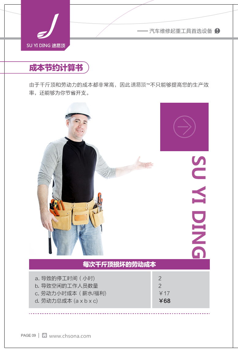 SYD型氣囊千斤頂?shù)某杀竟?jié)約計(jì)算書(shū)